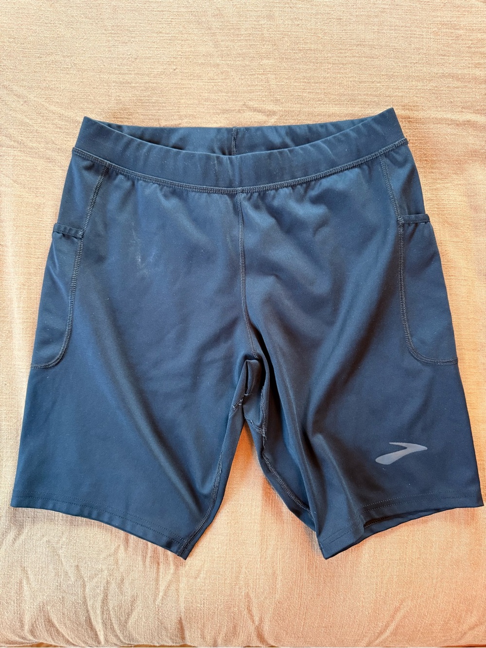 Brooks black Athletic Shorts with Side Pockets